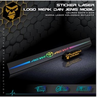 Car Laser Stickers. Laser Logo Sticker for Toyota, Agya, Alphard, Altis, Avanza, Calya, Camry, Corol