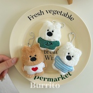 Burrito.arrival|Sister Must Accept One Person Mini Plush Bear Charm|Cute Pendant Couple Cute Gift Re