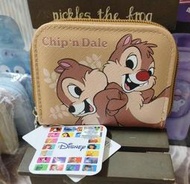 正版﹝Disney﹞授權※CHIP AND DALE 奇奇&蒂蒂※【奇奇&蒂蒂大圖造型圖案】拉鍊式零錢包