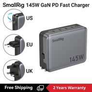 SmallRig 145W GaN PD Fast Charger 4 พอร์ตUSB-C Type-CสำหรับAndroidสำหรับiPhone 15 14 Pro Max SAMSUNG