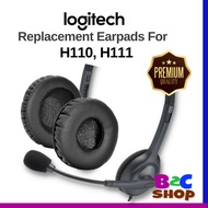 1 Pair Logitech H110 / H111 Headset Replacement Earpad Cushion Earpads - Black
