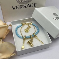 Versace 藍珠手鍊 順豐包郵 附原裝盒/紙袋/卡紙/塵袋