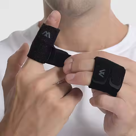 Finger Splint Adjustable Finger Support Brace Sleeve Protector Basketball Volleyball Finger Joint Pr