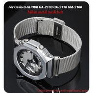 Milan metal mesh belt For Casio G-SHOCK Watch GM-2100 GA-2100 GA-2110 DW-5600 Stainless steel Watchb