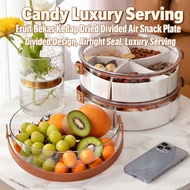New tray box sealed candy/nut snacks living room fruit dried household nut/candy