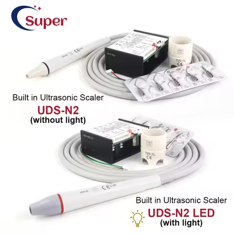 Dental Built in Ultrasonic Scaler N2/N2LED HW-3H WD-5L Handpiece Scaling Tips For Dentistry Teeth Cl