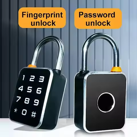 Smart Fingerprint Padlock Keyless Security Password Locker Anti-Theft TTLOCK/Tuya APP Controls Biome