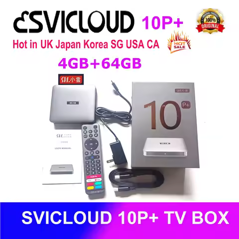 [Genuine]svicloud 10p plus 2025 universal android tv box svi studio svloud 4G64G hot in UK USA Singa