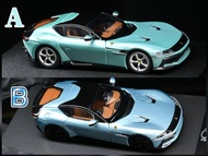 7CM Model  1:64合金模型！Ferrari Cilindri 硬頂版Coupe。新2色發售中。前蓋可開，含引擎細節。

(A)Celeste Trevi Green
(B)Azzurro 
