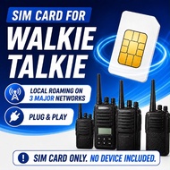 🔥 SIM Card for Walkie Talkie | IoT M2M Data SIM | Malaysia 3 Major Networks | Plug & Play