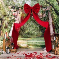 Extra Large Wedding Bows with Long Tails 75x18.5 Inch Giant Ribbon Bows Wedding Background Decor For