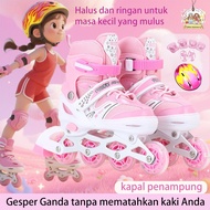 Girls' Roller Skates 4 LED Wheels, Light & Comfortable with Brakes Safe bajaj 4 wheels
