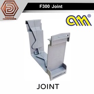 F300 gutter joint pvc gutter socket penyambung gutter pvc penyambung palung air plastik