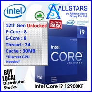 *Singapore Distributor Stocks* 12Gen Intel Core i9 12900KF 12th Gen LGA1700 Box Processor