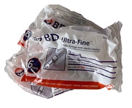 BD Ultra-FineTM 6mm Insulin Syringe Needles 1.0 mL, 31G (0.25mm) x 6mm Thin Wall Needle (30 ชิ้น)