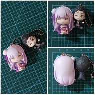 Combo Re zero Subaru Emilia keychains