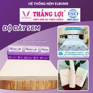 Nệm Cao Su Thiên Nhiên 100% Titi Double Function Thắng Lợi - Dòng cao cấp - Nâng đỡ cơ thể bảo vệ c