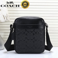 100% Original Coach new shoulder bag men casual messenger bag embossed leather original 100%  11741 
