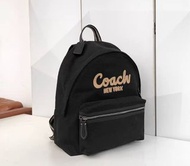 COACH 蔻馳 雙肩包 大號 女款 黑色508