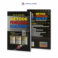 Buku Penelitian / Metode Penelitian Kualitatif HITAM Softcover - Prof Dr Sugiyono Alfabeta