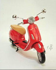 &lt;在台現貨/新款&gt; Vespa 偉士牌 Primavera 150 紅色 1/12 仿真 合金 復古 踏板摩托車模型