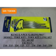 601305  LAKONI PRO JETJO TOOL STAR L-WRENCH SET 601305 L-KEY/ SET L-KEY/ SET TORX KEY TORX KEY SET/