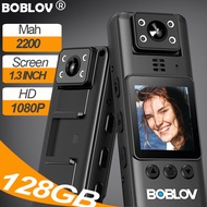 Boblov A24 /A23/ A22 Body Mini Sports Action Police Camera HD 1080P 128GB 2200MAH With Night Vision 