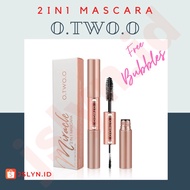 O.two.o MIRACLE MASKARA 2 in 1 MASCARA OTWOO LASH EXTENSION EYELASHES MASKARA