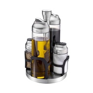 GEFU Vinegar Oil & Spice Carousel KIPPO 5 pieces ชุดขวดใส่น้ำส้มสายชูและเครื่องเทศ รุ่น 33734