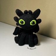 Toothless Dragon Crochet | Amigurumi Toothless Dragon [knitbyvizu]