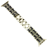 สายนาฬิกา Apple Watch สายโลหะ ดีไซน์หรูหรา สไตล์สุดเก๋ สายรัดข้อมือแบบยืดหยุ่นสำหรับ Apple Watch SE