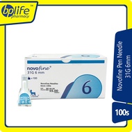 Novofine Pen Needle 31G 6mm 100s