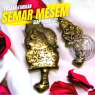 koleksi 1pcs keris semar mesem antik Kuningan rajah tebal