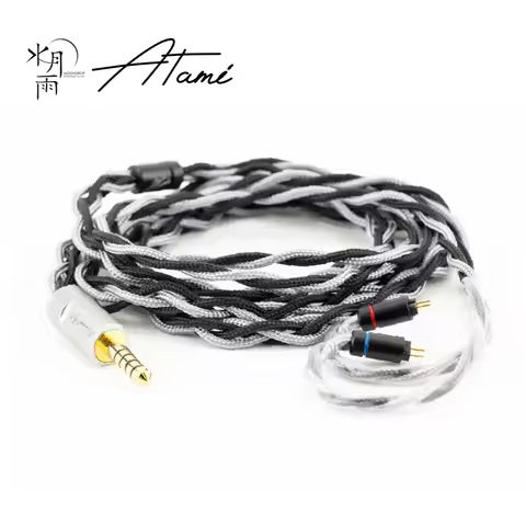 Moondrop Atami Headphone Upgrade Cable with 4.4mm Fully Balanced Plug Without Microphone 0.78mm/Dual