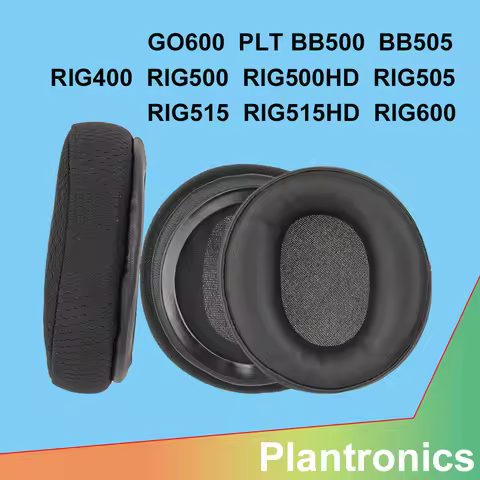 Ear Pads Cushion for Plantronics GO600 RIG400 RIG500 RIG500HD RIG505 RIG515 RIG515HD RIG600 Headphon