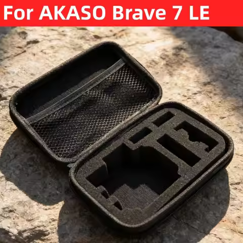 Carrying Case For AKASO Brave 7 LE Portable Storage Bag Shockproof Anti Scratch Bump Proof Camera Ac