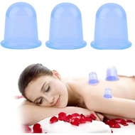 Set 3 Kaca Bekam Silikon, Silikon untuk Muka, untuk Bekam Badan, Sesuai untuk Melegakan Sakit Sendi 