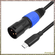 [S D K G] Type C to XLR Male Aux Audio Cable Type C to XLR Male Output Stereo Cord USB Type-C Male t