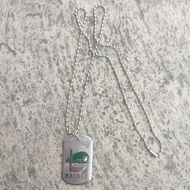 Dog tag, stainless steel raider beret army necklace