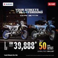 SUZUKI DR-Z4SM | CASH REBATE | MUKA RM0 INTEREST 0% | SCRAMBLER DRZ4 DRZ4SM