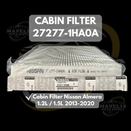Cabin Filter 27277-1HA0A Nissan Almera 1.2L / 1.5L 2013-2020
