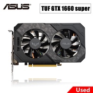 Used ASUS TUF GTX 1660 Super 6GB GAMING Video Cards GPU Graphic Card GTX 1660S 6G