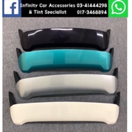 Perodua Myvi 2018 oem gear up spoiler abs material