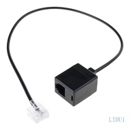 LIDU1 RJ45 to RJ11 Converter Cable for Landline Connection RJ45 8P8C to RJ11 6P6C Cord
