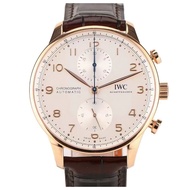 Iwc IWC Portuguese Rose Gold Chronograph 41mm Automatic Mechanical Men's Watch IW371611