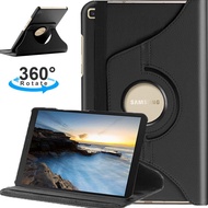 ➠☇☆✶ SAMSUNG TAB A7 LITE T225 T220 FLIP COVER SARUNG TAB A 7 LITE ROTARY LEATHER CASE / TEMPERED GLA