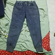 GU SWEATPANT JOGGER ASID WASH BLUE SIZE L 28 36X36 INCH