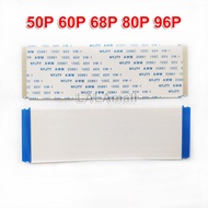 สายเคเบิลแบนยืดหยุ่นชุบทอง1ชิ้นสาย FFC FPC 50P 60P 68P 80P 96P 50Pin 60Pin 68Pin 80Pin 96Pin Pitch 0