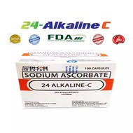 ORIGINAL 24 Alkaline C -100 Capsule (Sodium Ascorbate) VgSs _u%