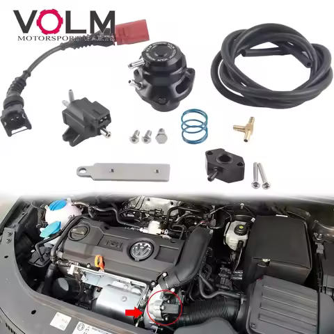 Blow off valve for Audi VW SEAT Skoda 1.2/1.4TSI EA111 Replacement OEM : 06H145710D